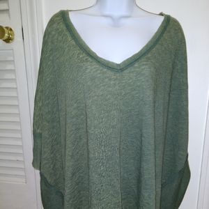 NWT Free People Oversized Long shirt - hi low